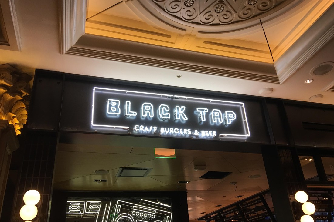 Black Tap Neon Sign