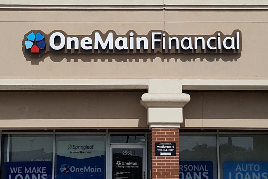 onemain financial daytime channel letters
