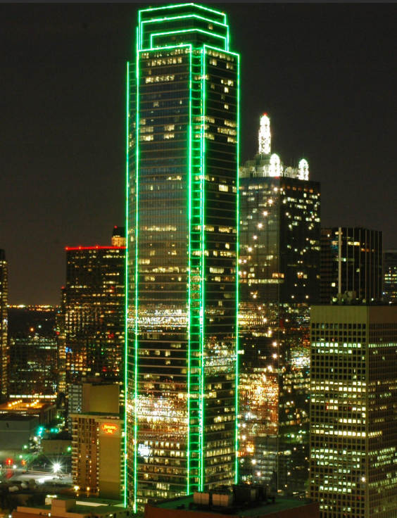 Bank of America Plaza building in Dallas