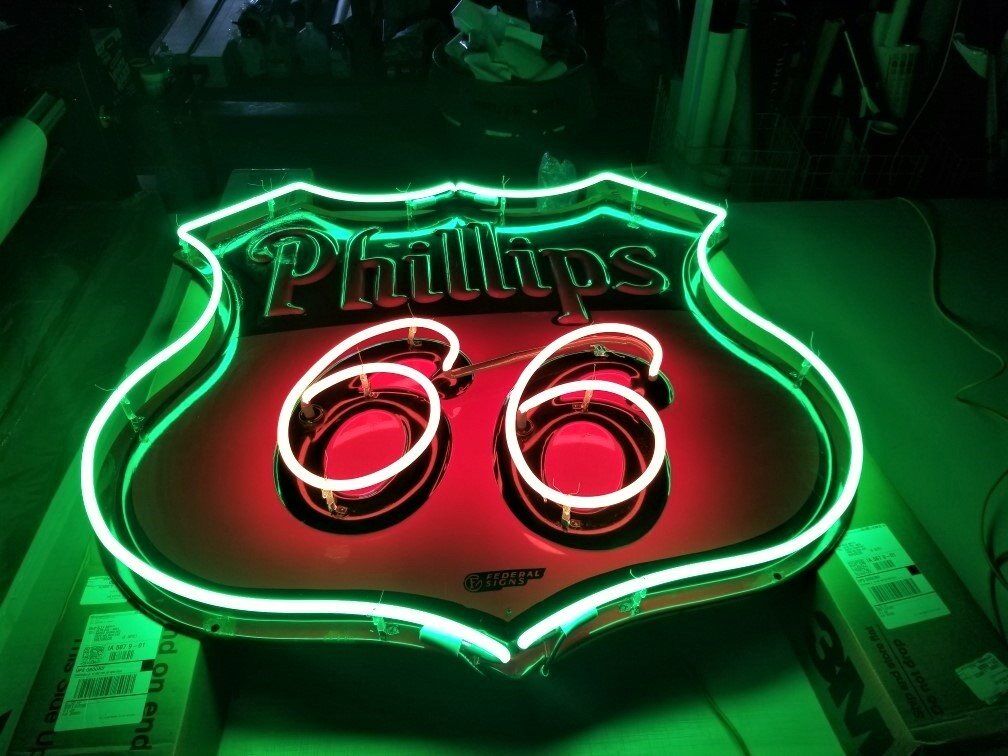 1950's Phillips 66 Sign Turns Up At Sign Shop In Iowa