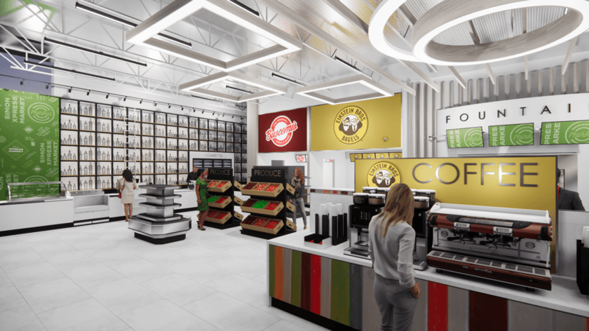 interior c-store design rendering