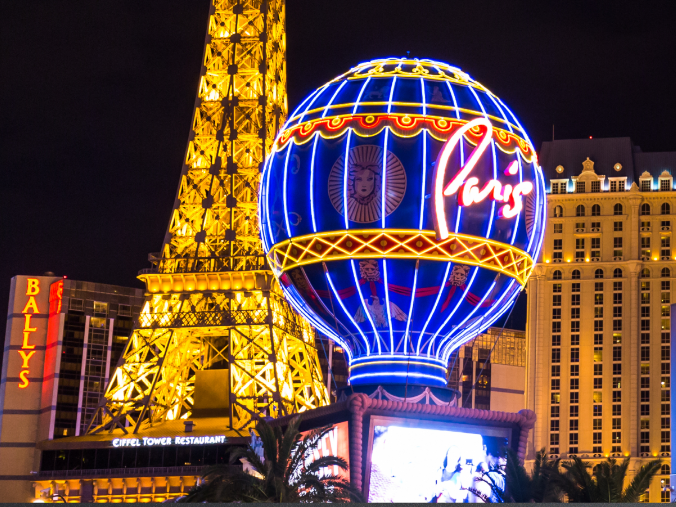 Paris Hotel sign in Las Vegas