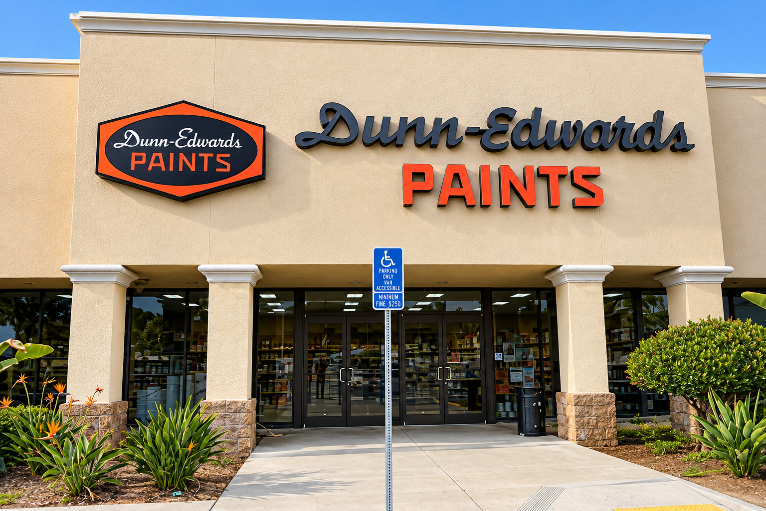 Dunn Edwards Paint - Exterior Signage