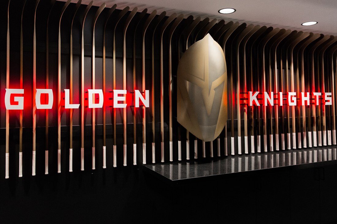 GoldenKnights LasVegas Signage