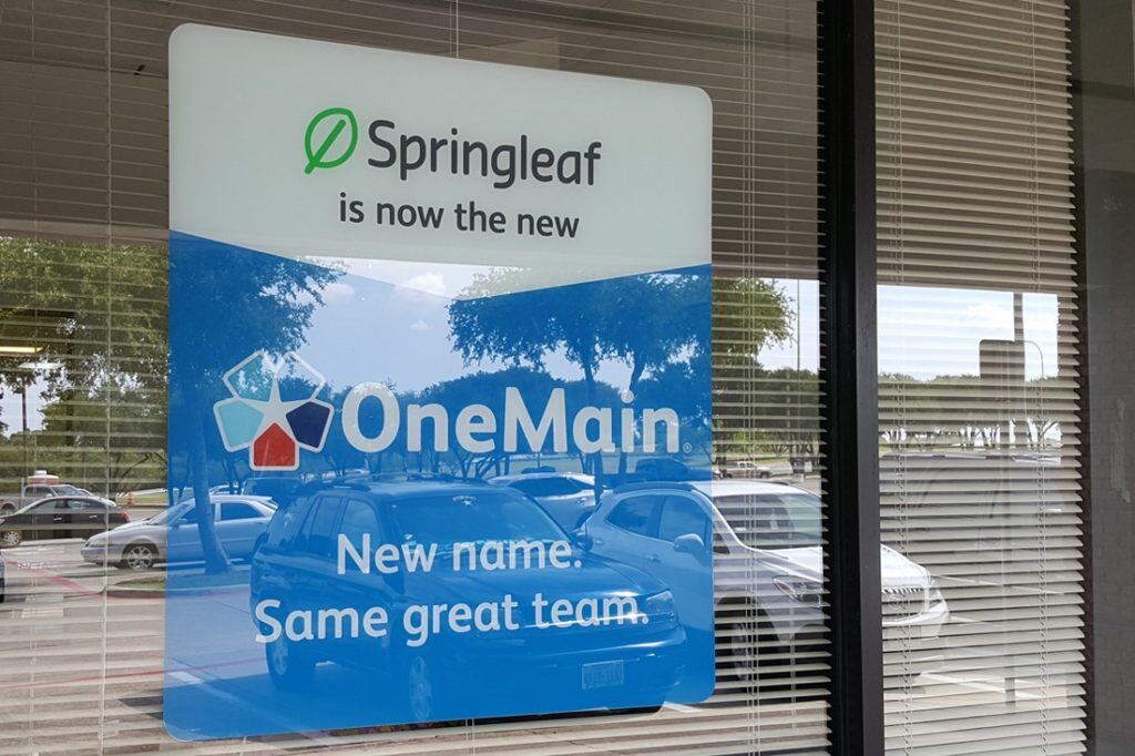 Onemain financial window graphic