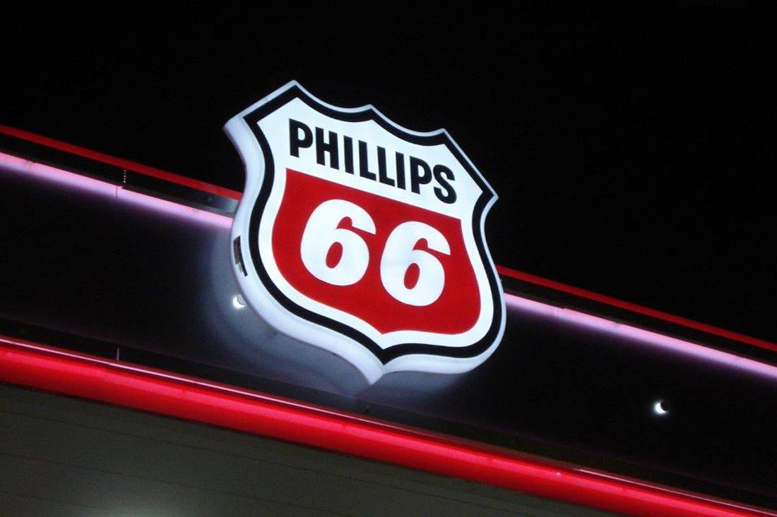 Phillips Petroleum Signage Closeup