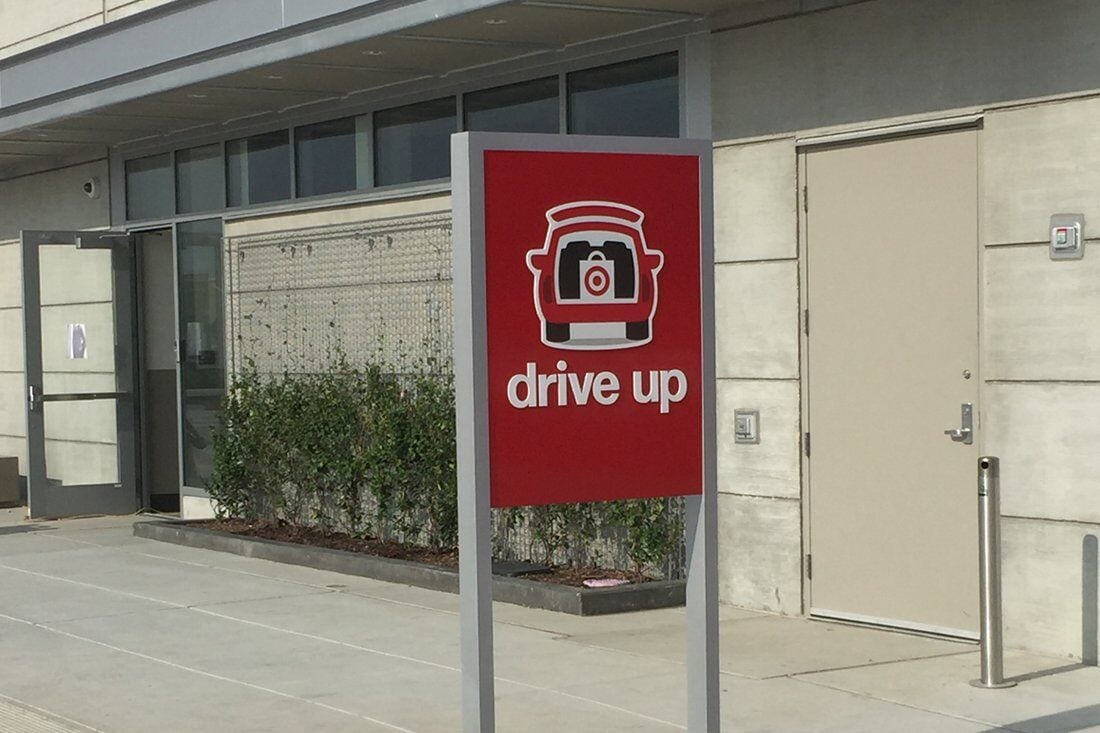 Target Drive Up Retail Signage