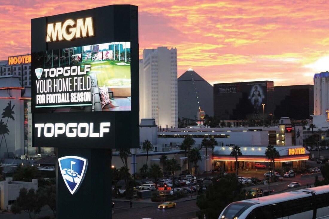 Topgolf LasVegas Signage 