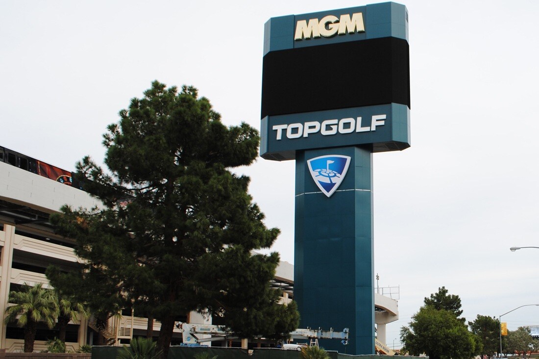 Topgolf LasVegas Signage 