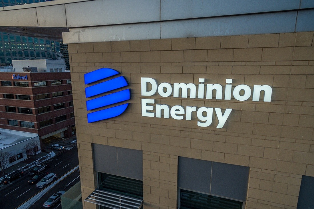 Dominion Energy Corporate High Rise Signage