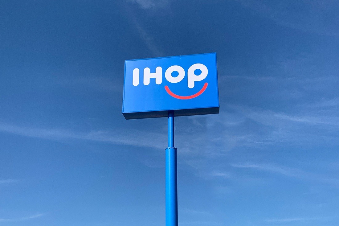 IHOP cabinet sign