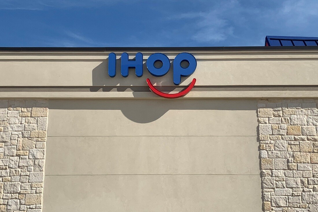 IHOP cabinet sign