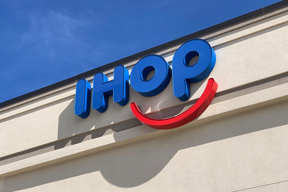 Ihop Restaurants Signage Cabinet 