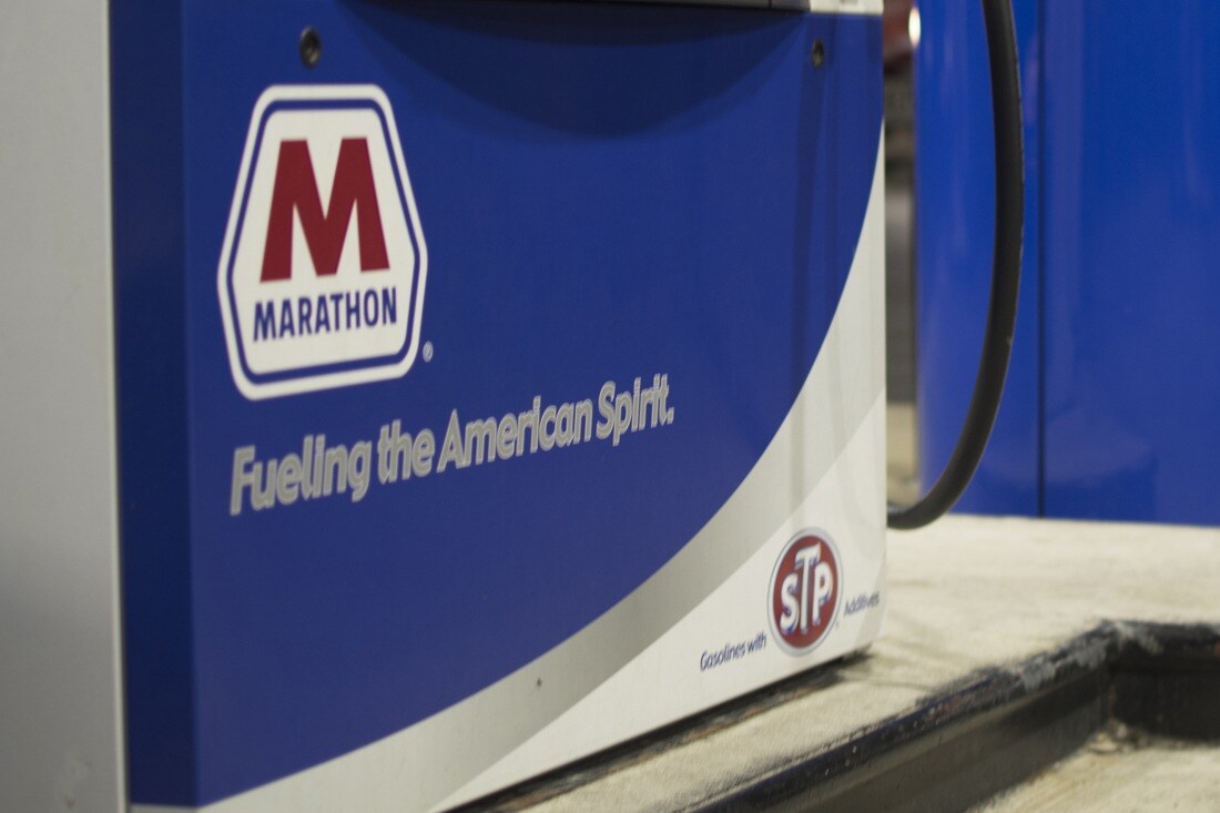 Marathon Petroleum With Red LED