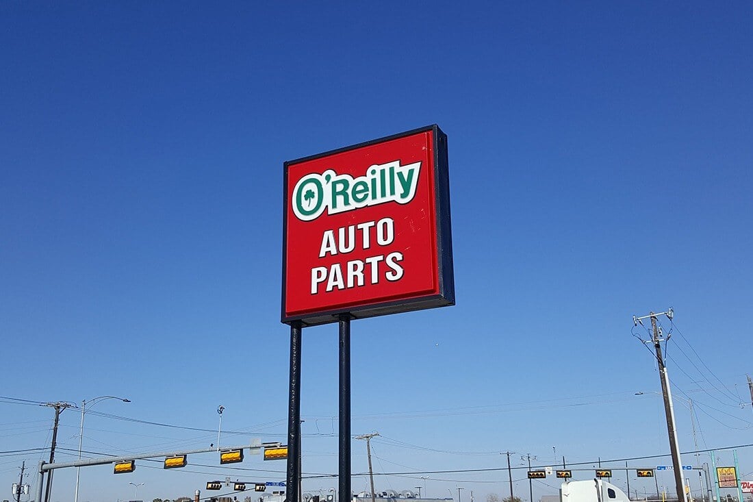 Oreilly Automotive Signage Monument