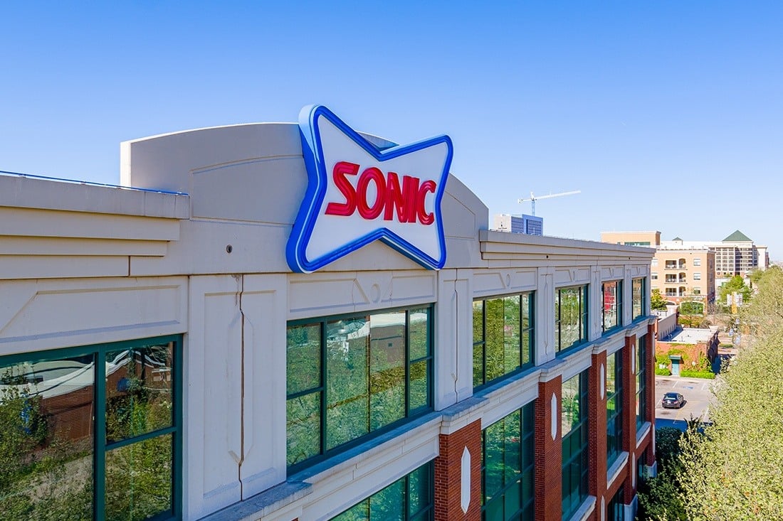 Sonic corporate office signage