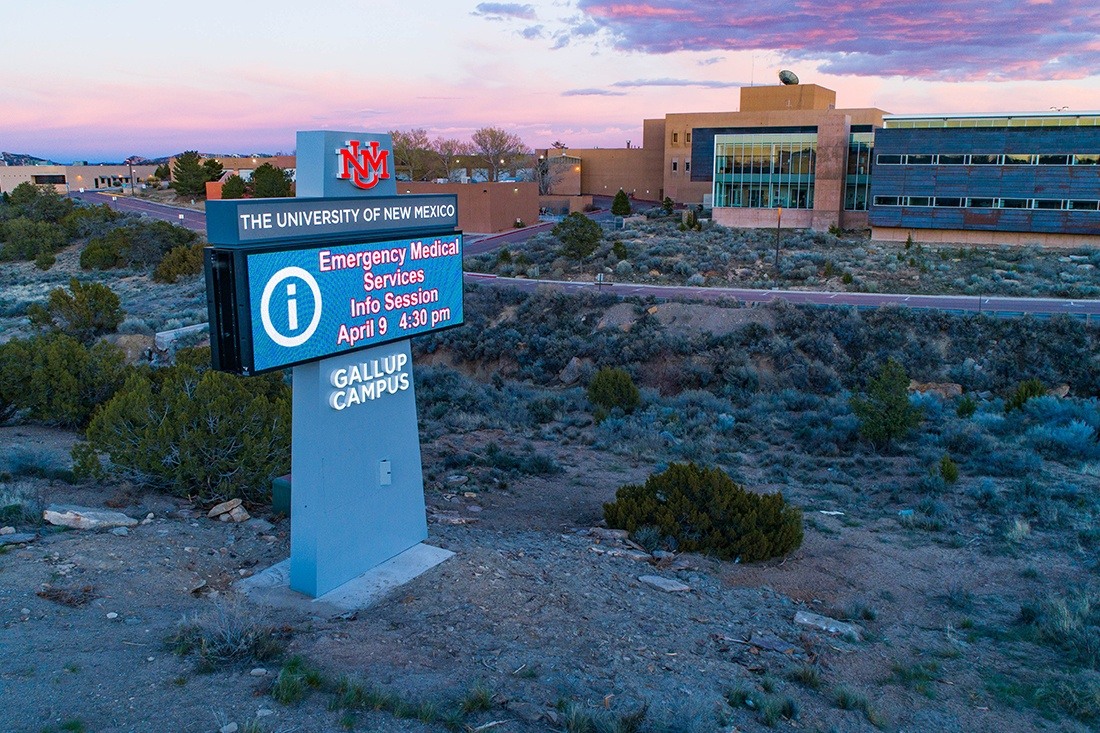 University of new mexico digital signage