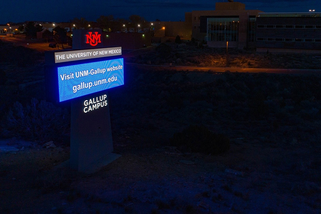 University of new mexico digital signage