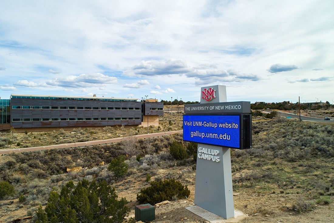 University of new mexico digital signage