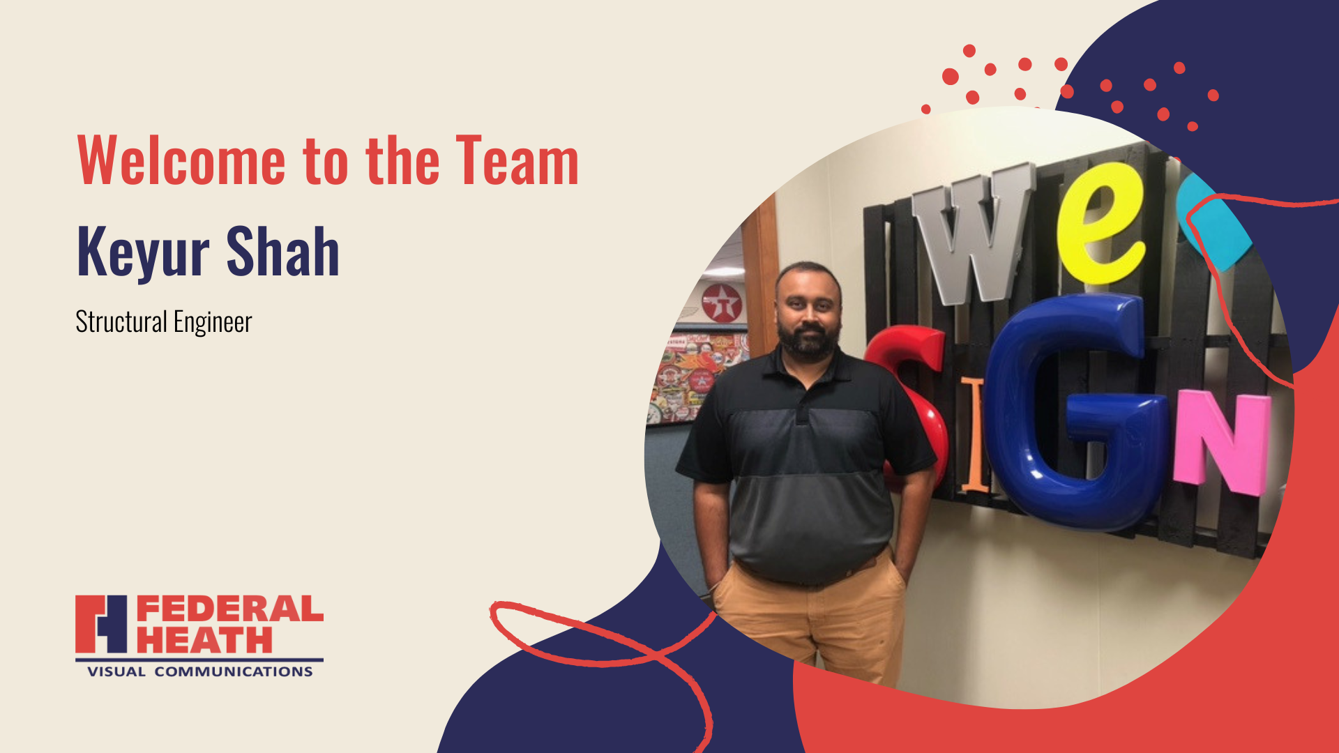 Welcome to the Team, Keyur!