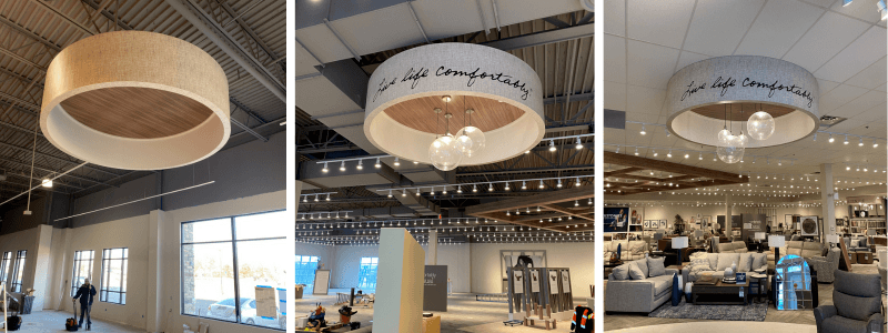 Store Interior Decor Installations