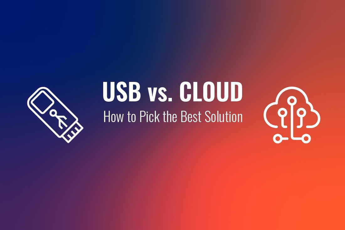 How to Choose Between Local (USB) Drive VS. Cloud-Based Digital Signage Solutions