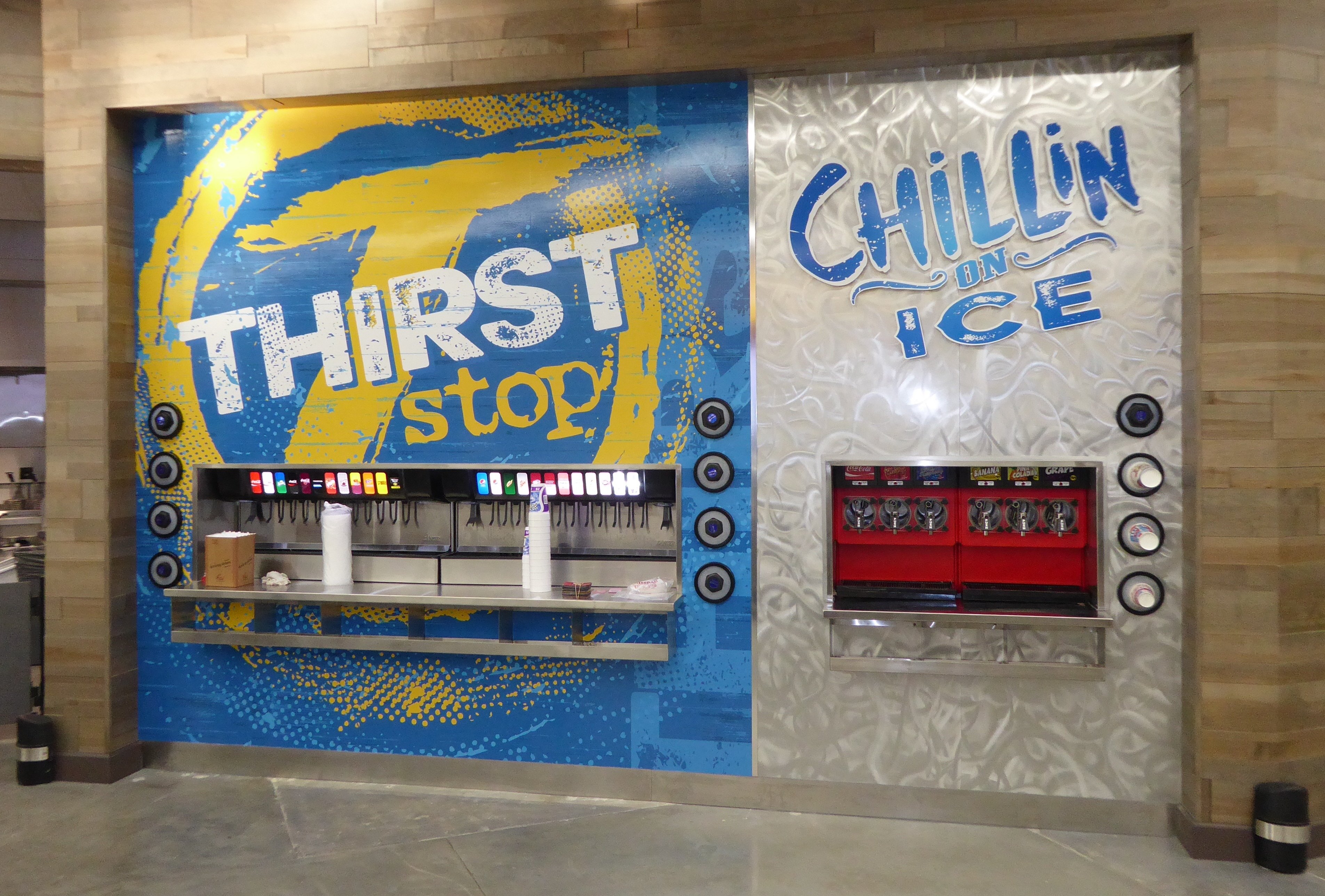 Printed Graphics - Interior Graphics for Beverage Bar