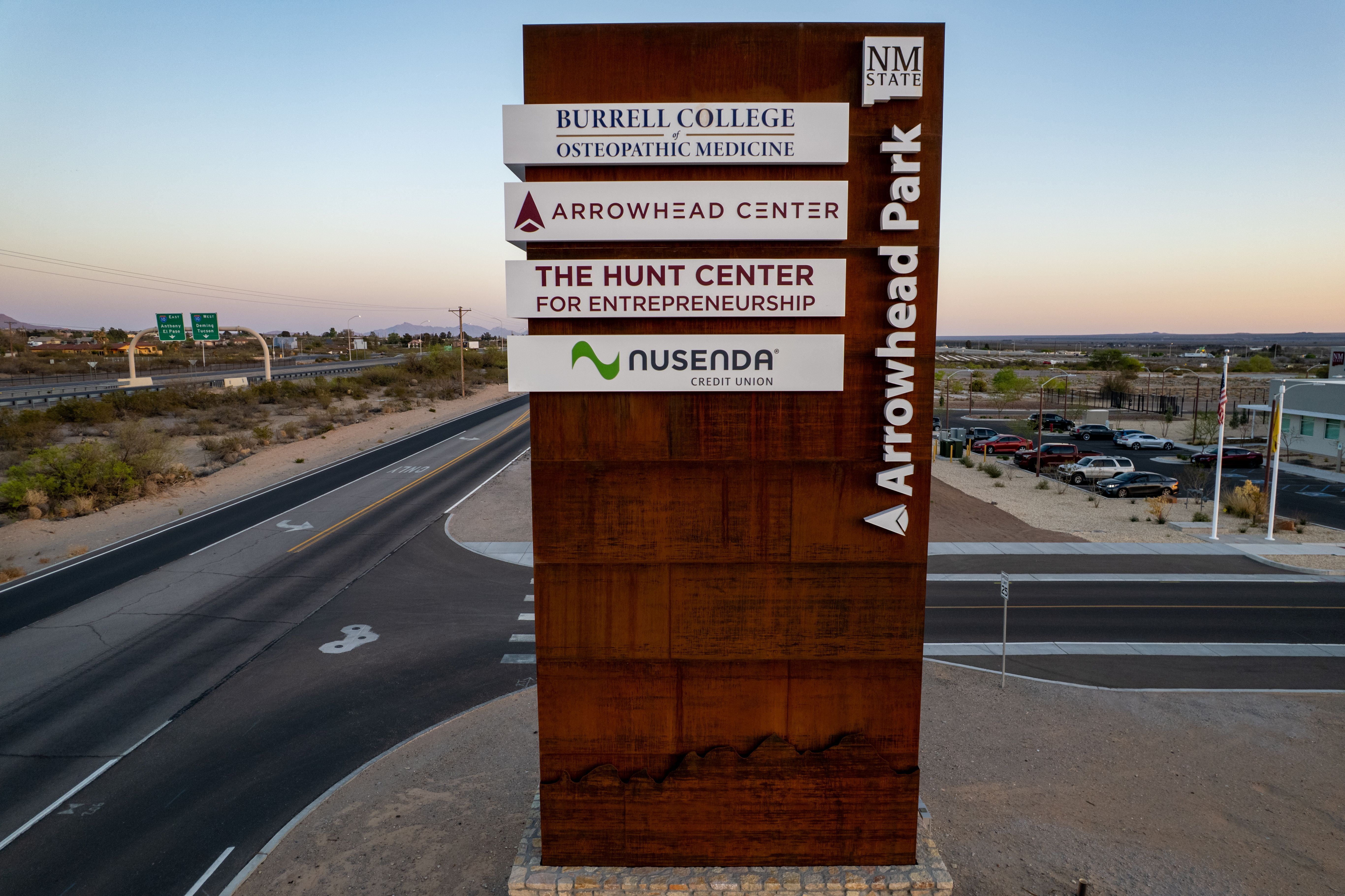 NM State Monument Sign
