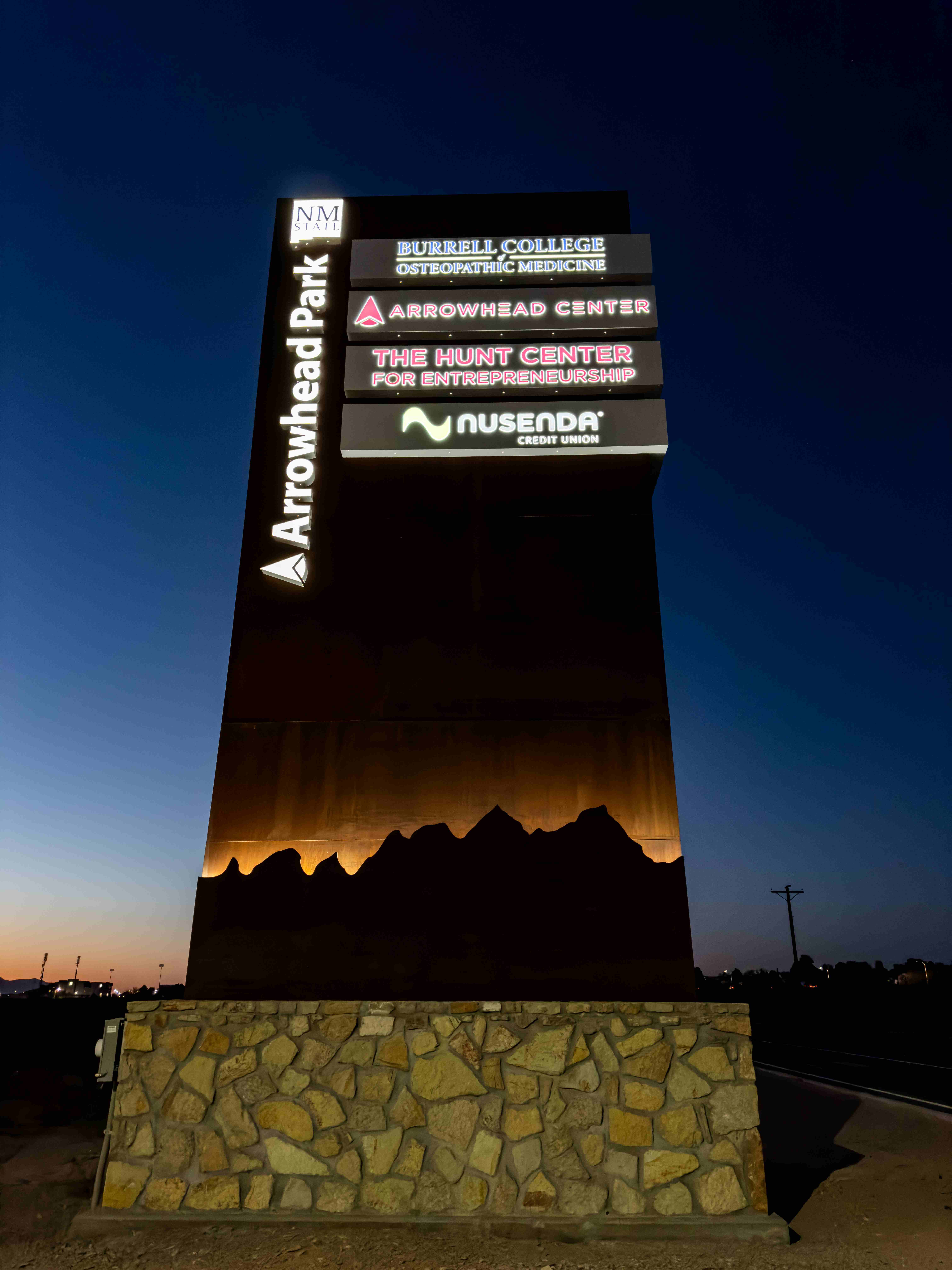 Pylon sign