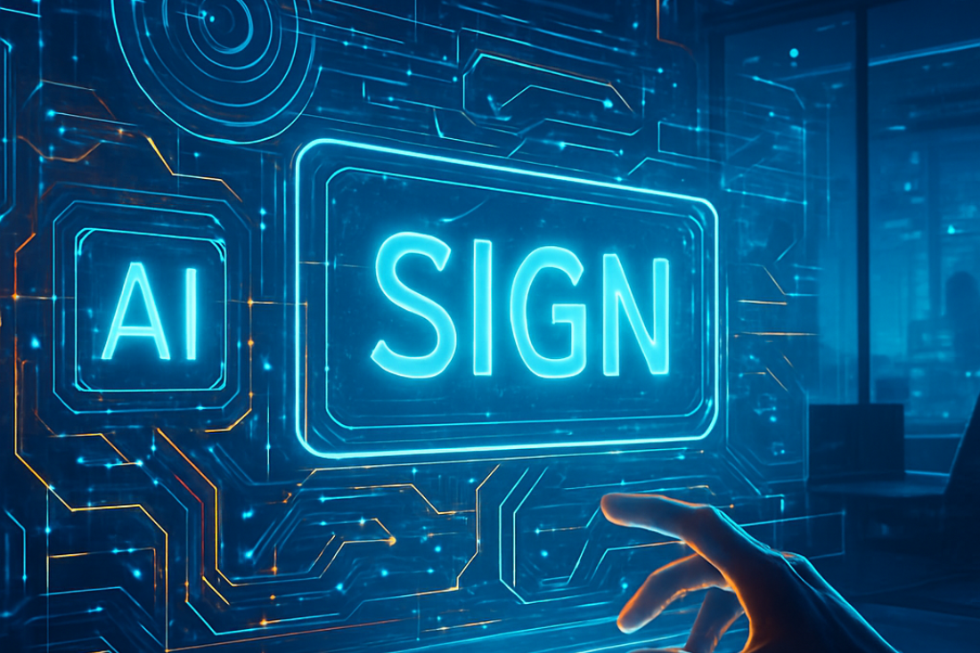When AI Designs Signs: Should We Be Excited or Concerned?