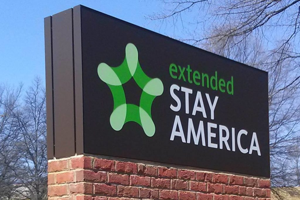 extended stay america monument sign