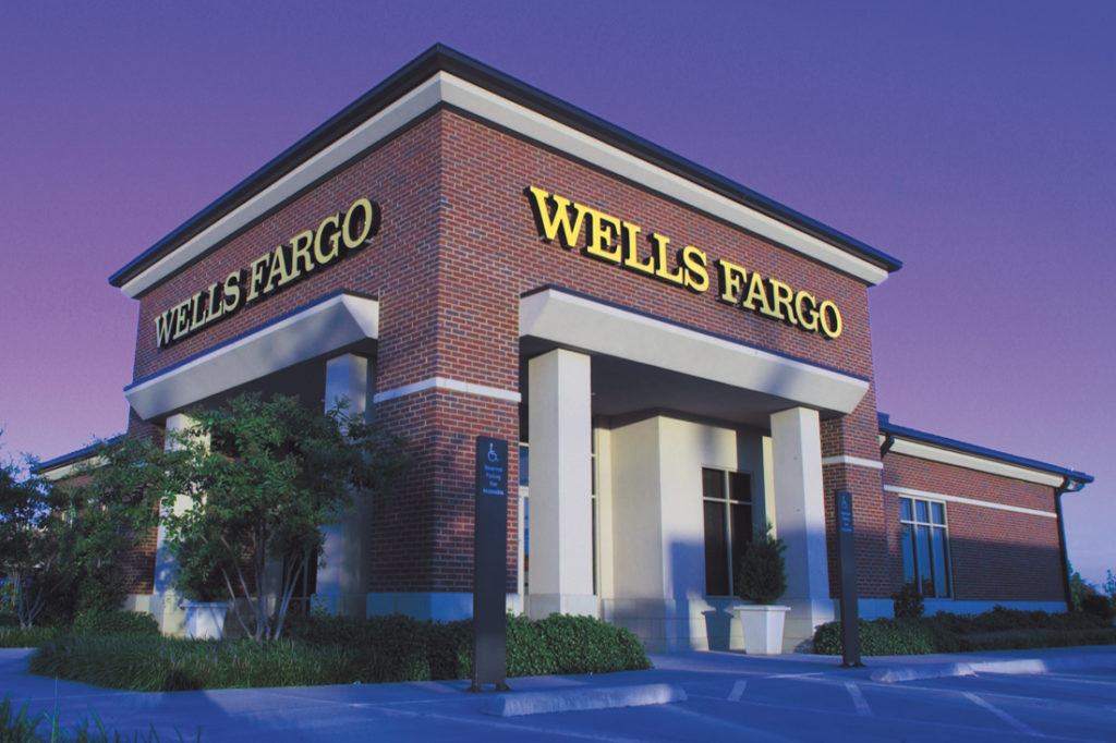 Wells Fargo channel letters