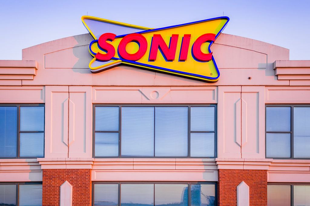 sonic cabinet corporate sign