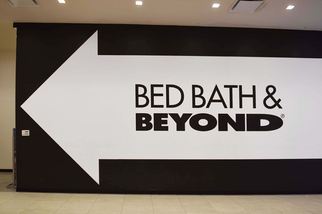 bed bath and beyond wall printed graphics