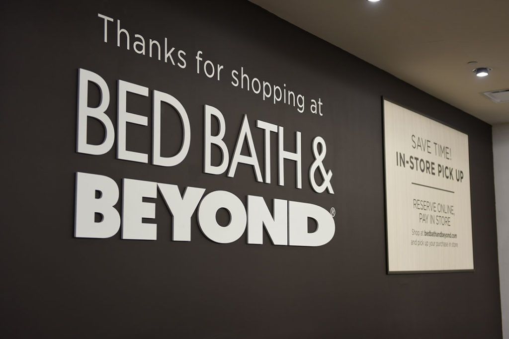 bed bath and beyond wall printed graphics